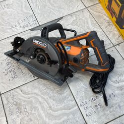 Ridgid 7-1/4 Inch Wormdrive Circular Saw 