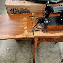 Vintage Kenmore Sewing Machine And Table