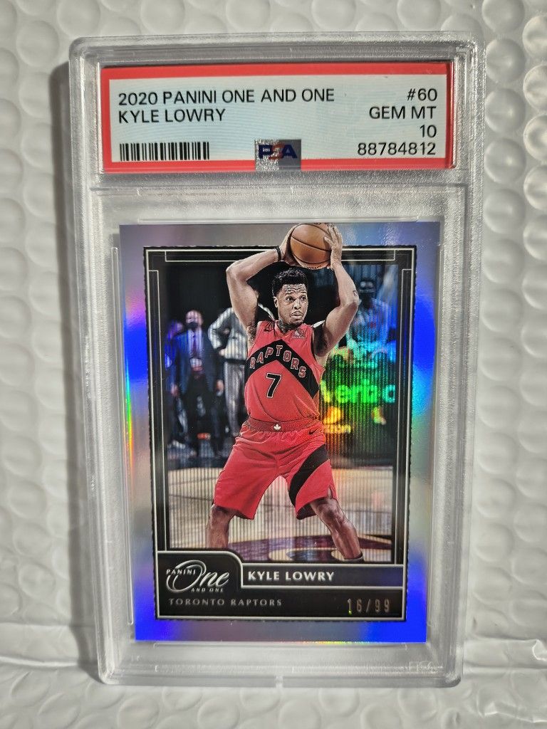 2020 Panini One And One Kyle Lowry #60 PSA 10 #16/99