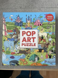 Pop Art Puzzle A Jigsaw by Andrew Rae 1,000 Pieces 27" X 19" Find the Artist