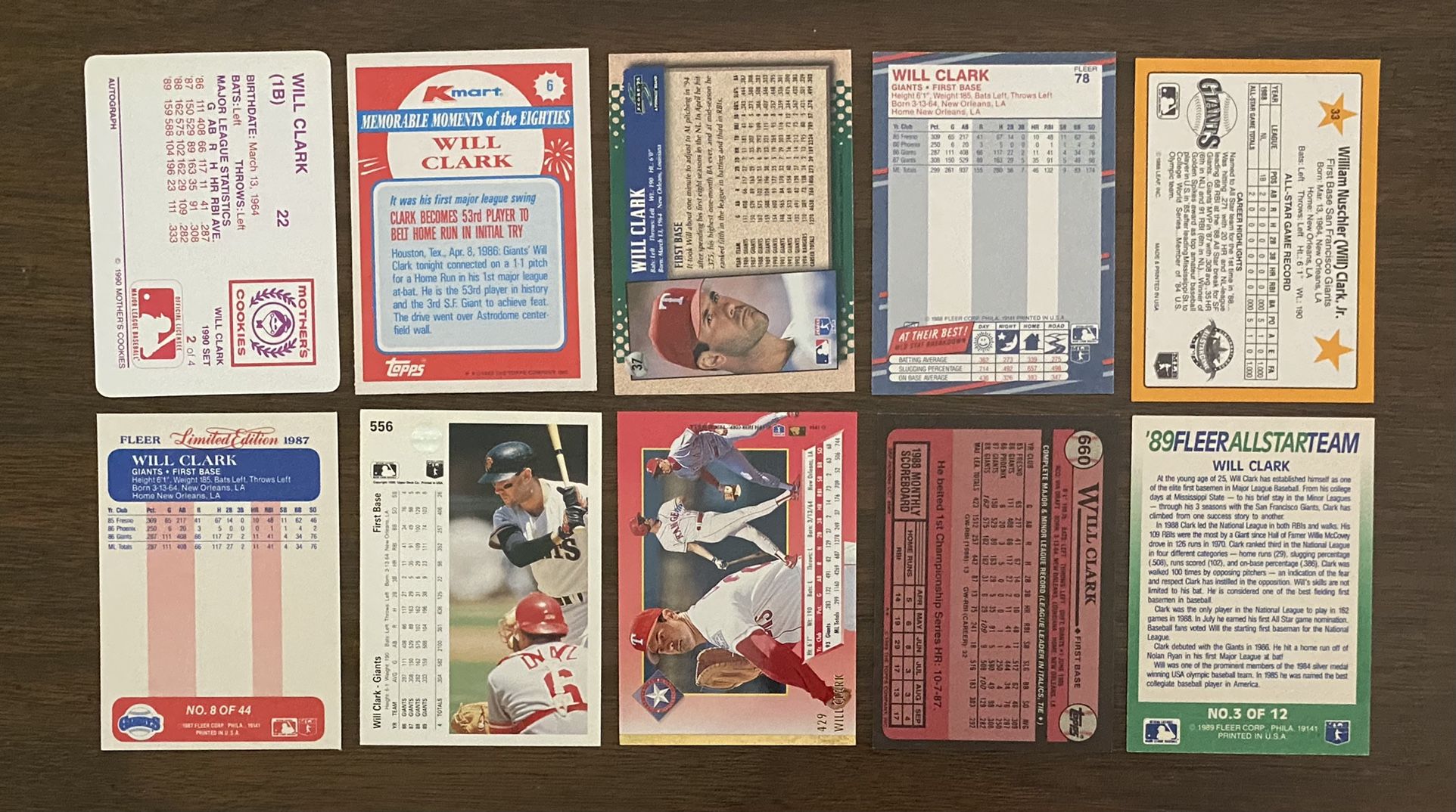 Will Clark Baseball Cards for Sale in Napa, CA - OfferUp