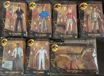 Jurassic Park  Amber Collection - Action Figures Lot