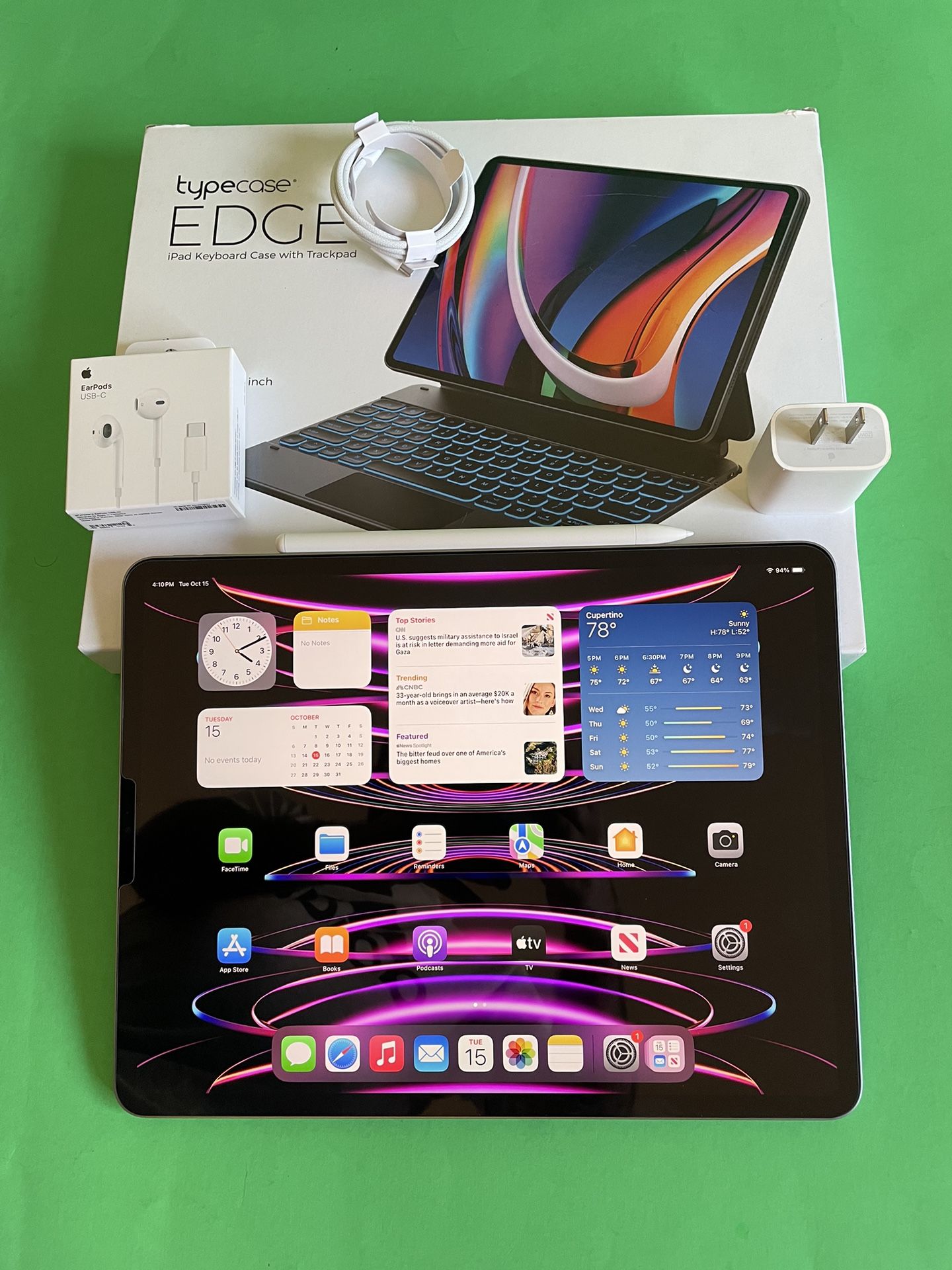 Ipad pro 12.9 M2 256GB with keyboard