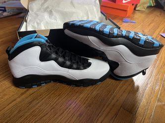 100% Authentic Air Jordan 10 Powder Blue 2014 Size 12