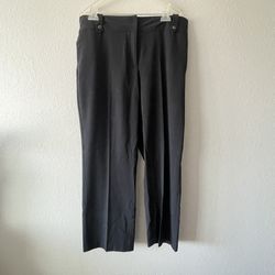 Sag Harbor, Women’s Black Stretchy PocketsStraight Leg Dress Pants, Plus Size 16