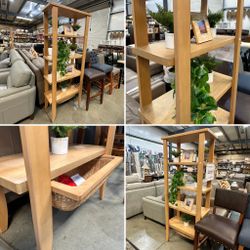 72” Basket Bookcase