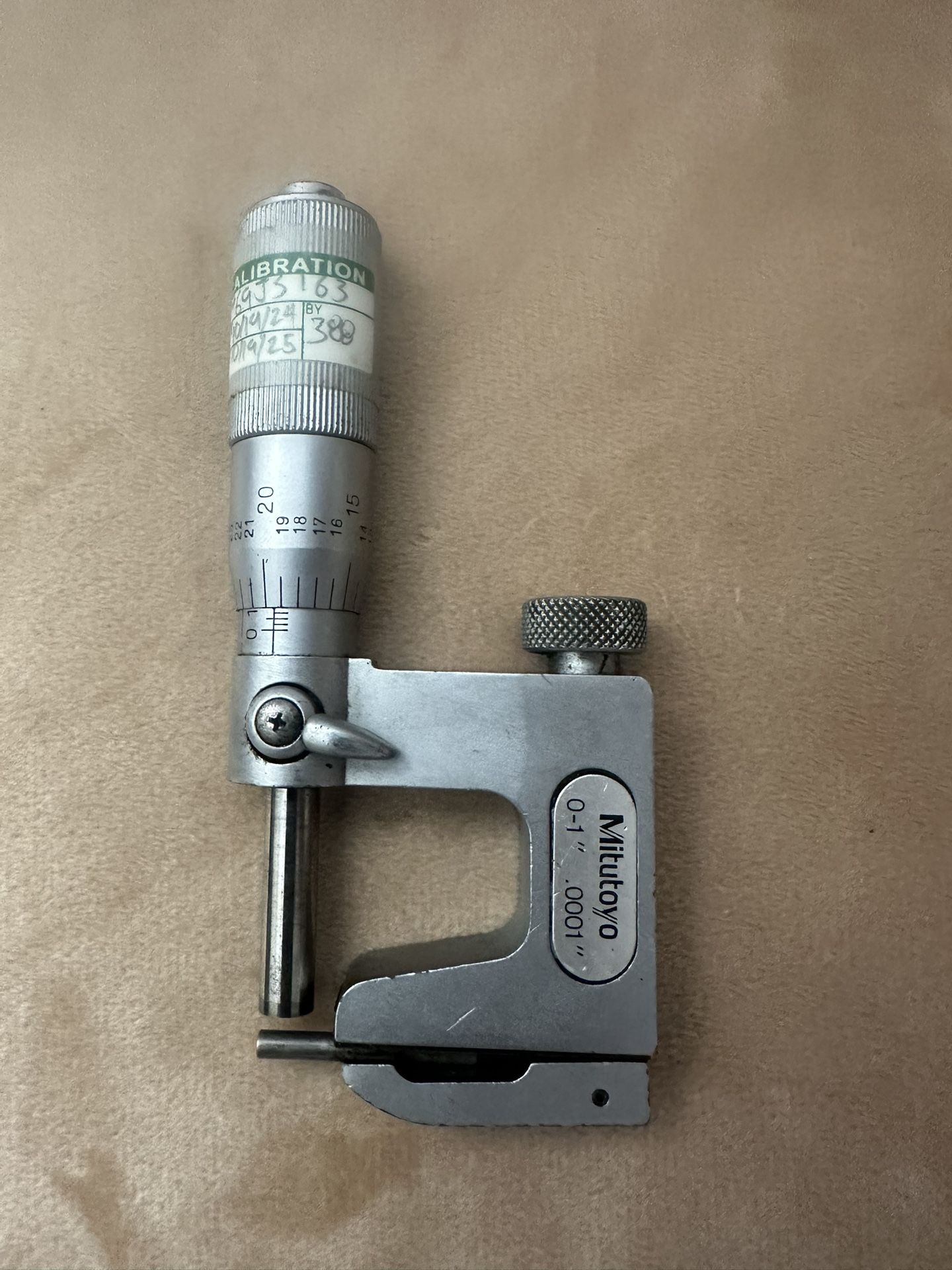 Mitutoyo 0-1” .0001”Micrometer