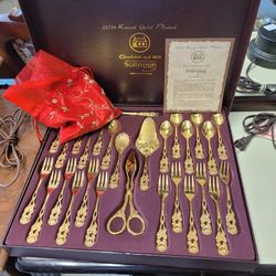 Antique Solingen German  23/24 Silverware Set 