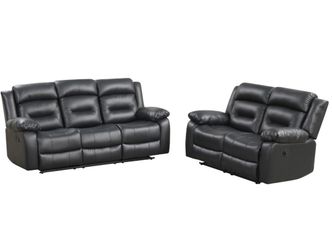 NEW Marcus 2 Piece Reclining Sofa & Loveseat Set $899