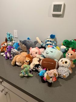Ty Beanie Babies and Legoland Plush Toy Lot