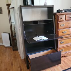 Desk And Storage 