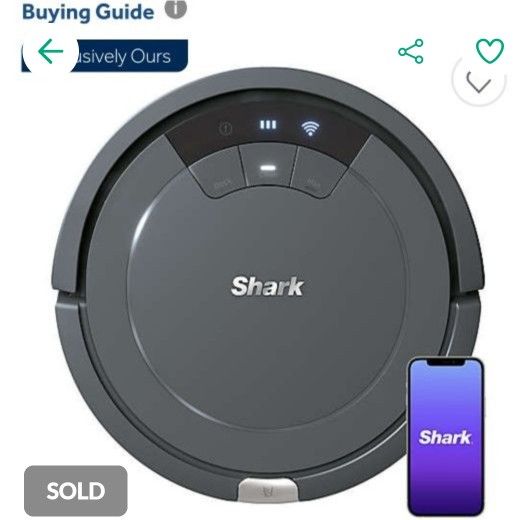 Shark Ionrobot Vacuum RV772