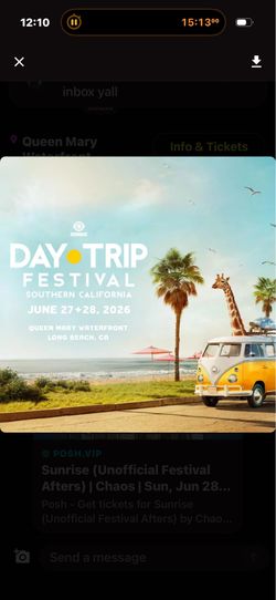 Day trip festival