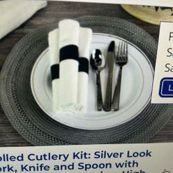 Knife Spoon Fork Roles Sets 100 To A Case .60 Cents Each