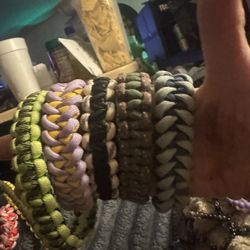 Paracord Bracelets Custom Made!   Glass bead Bracelets, Custom KE