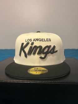 Los Angeles Kings New Era 5950 Fitted 7 1/2 Script Black/Sail