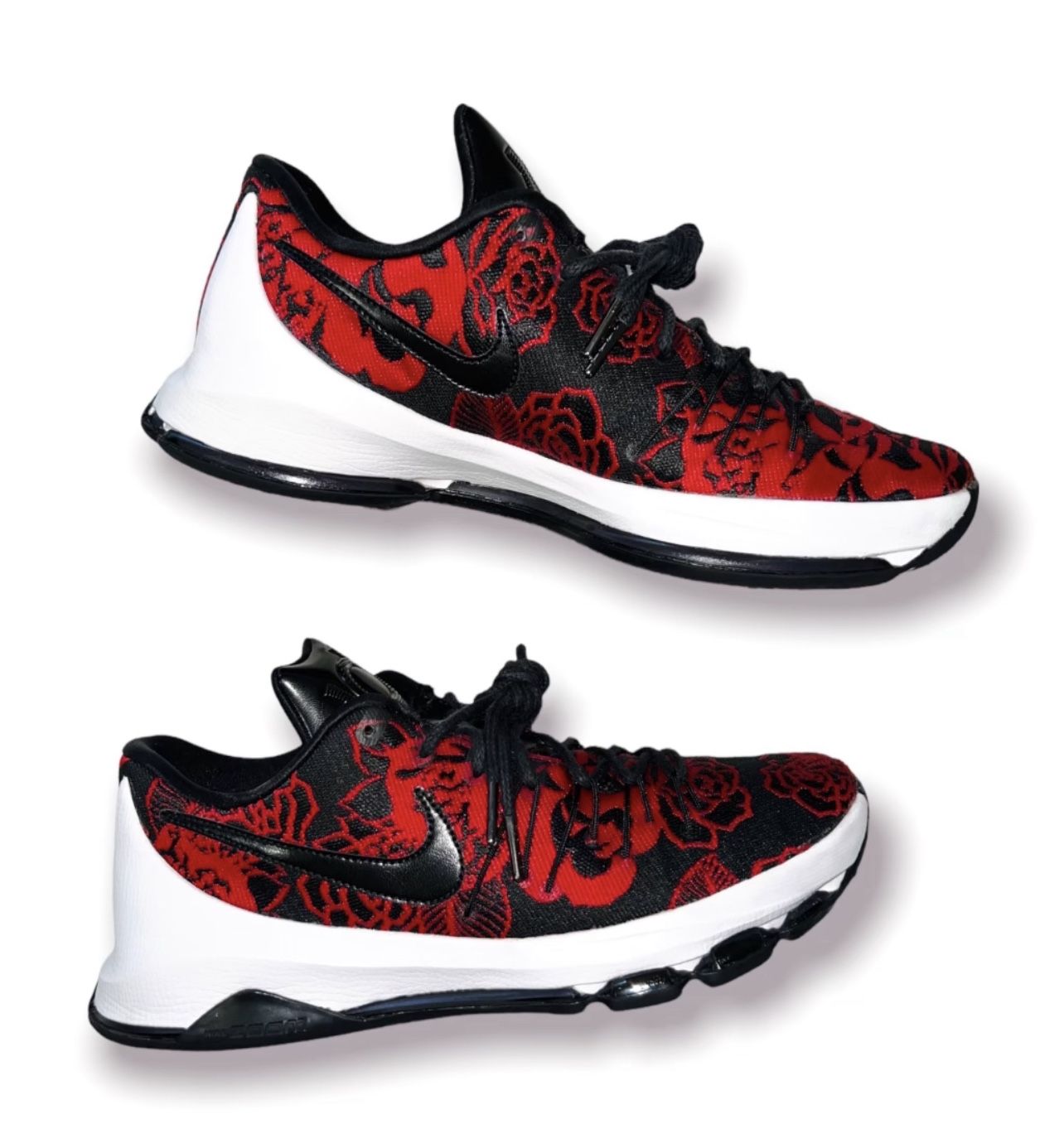 Kevin Durant KD 8 EXT Floral Basketball Sneakers Men’s Size 10.5 Nike Limited