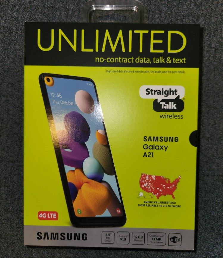 Samsung A21 Straight Talk phone