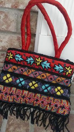 BEADED BOHO HANDBAG