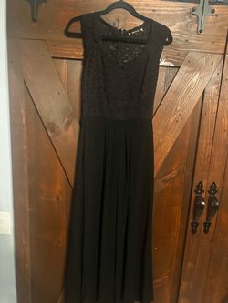 Long black dress