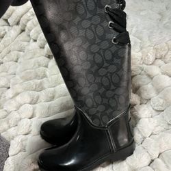 Coach Rain boots 