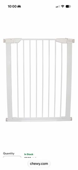 Cardinal Gates Extra Tall Premium Pressure Aluminum Dog Gate (White)