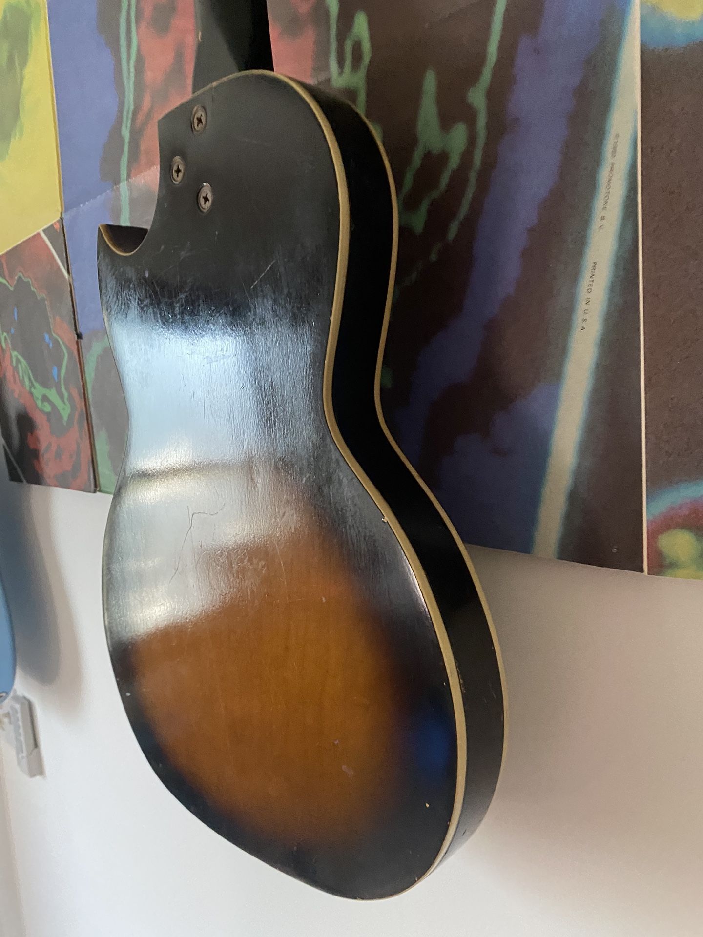 Kay value leader 2 pickup sunburst Vintage 60's Electric Guitar