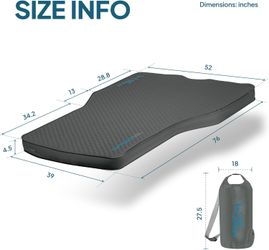 Lost Horizon Air & Foam Camping Mattress for Tesla, Self Inflating #1341D T7