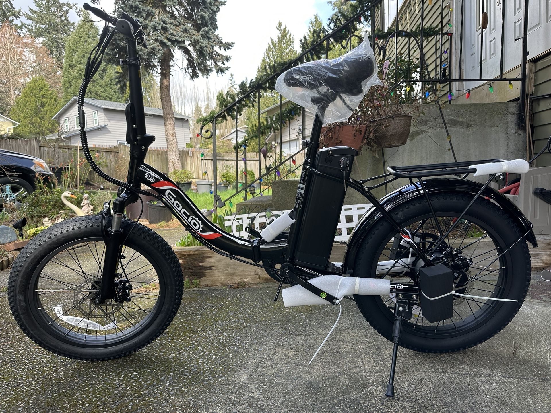 Gocio 500W Electric Bike, 20" * 3.0" Fat Tires