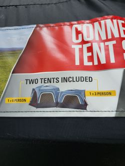 Coleman 3-Person & 6-Person Connectable Tent Bundle with Fast Pitch Setup