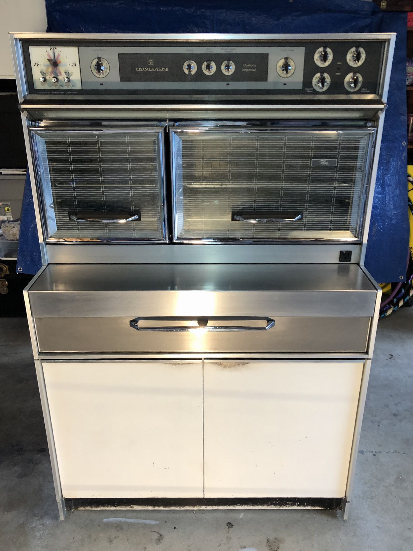 FRIGIDAIRE CUSTOM IMPERIAL Flair 40 inch range with hood, electric double  oven $399.00 - PicClick