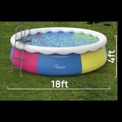 New Swimming Pool New In Box 18 Ft Pump And Ladder Included 