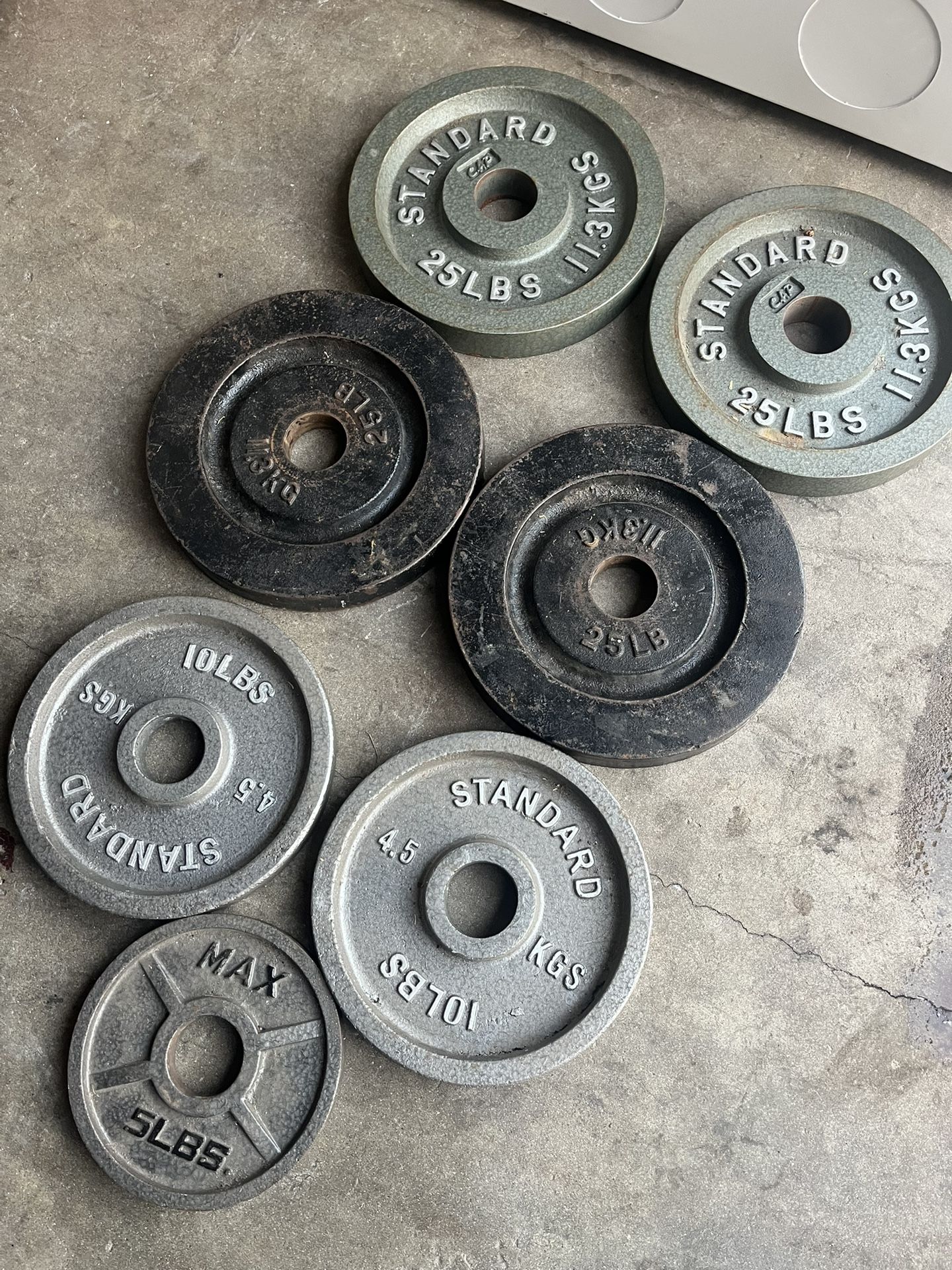 Olympic weight plates