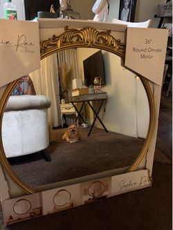 Vintage round  mirror