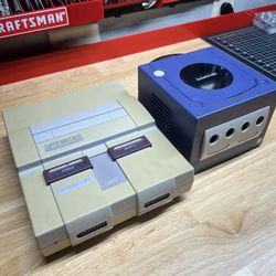Super Nintendo SNES Game Cube Consoles