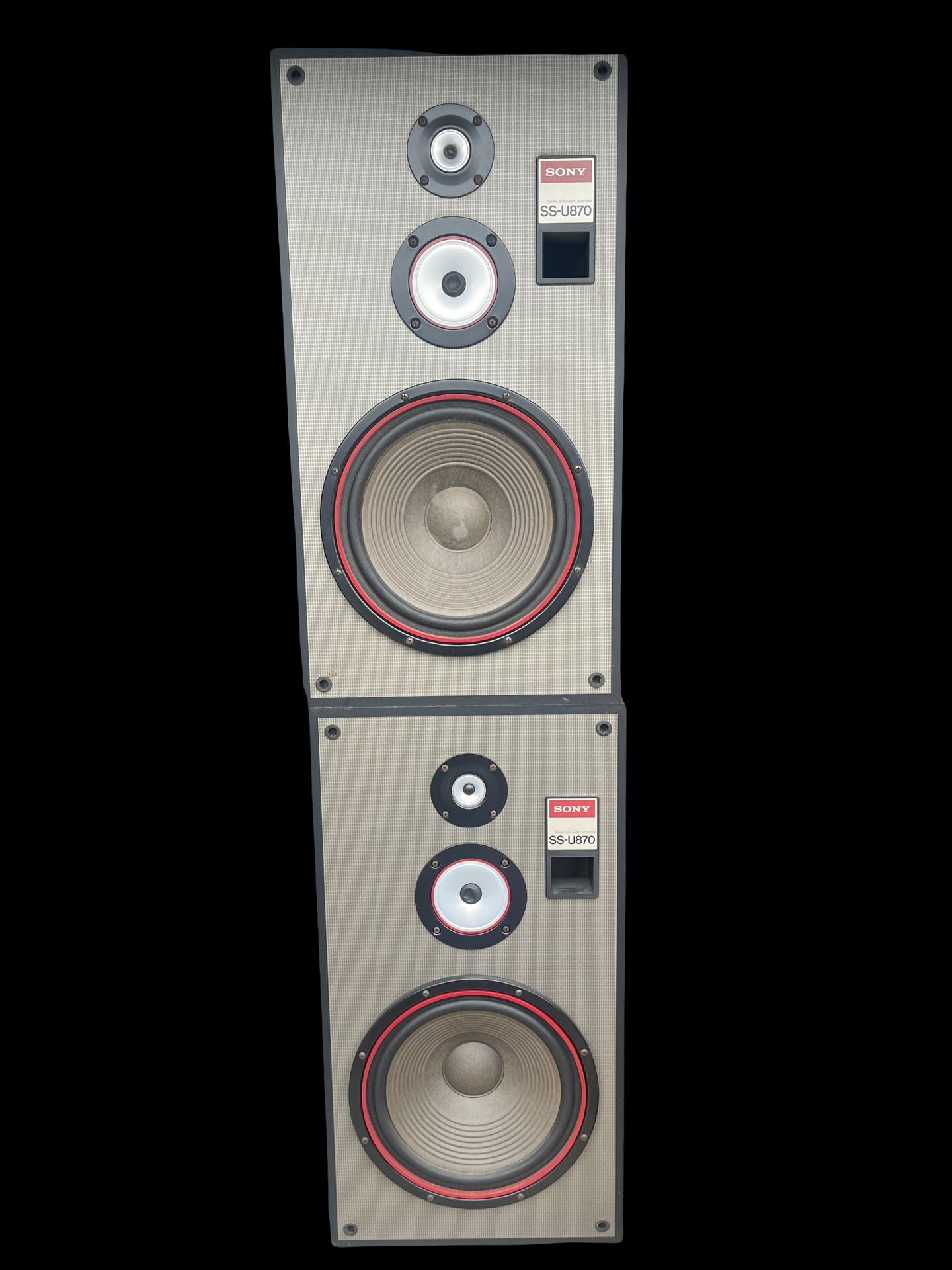  Vintage Sony SS-U870 floor speakers