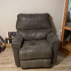 Smoke Gray Recliner 