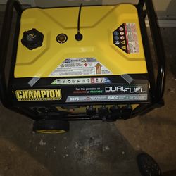 The Champion 9375-watt dual-fuel generator