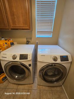 Samsung Front Load Washer and Dryer Set