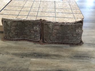 Tapestry And Velvet Bed Pillows