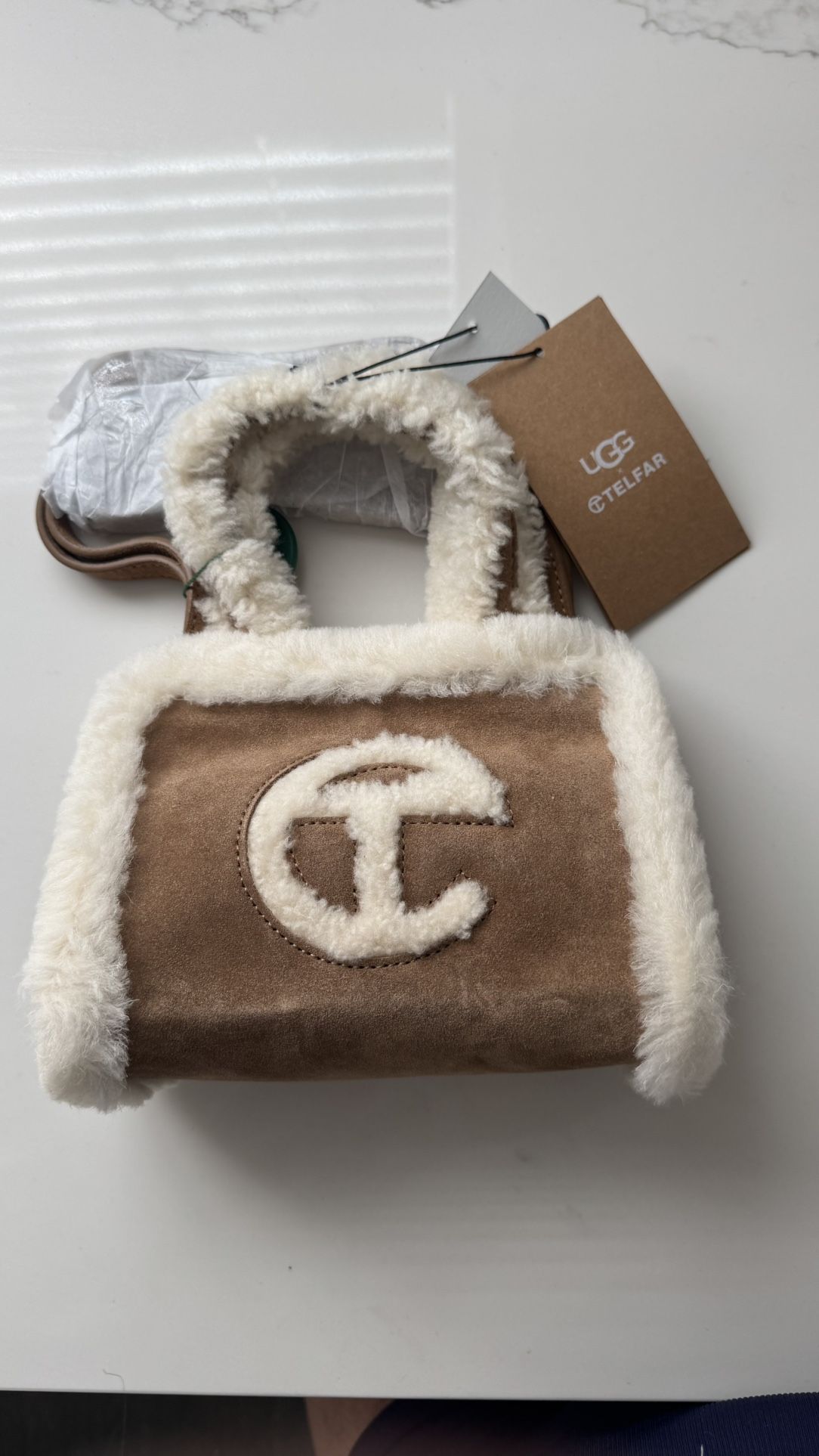 chestnut ugg x telfar bag price