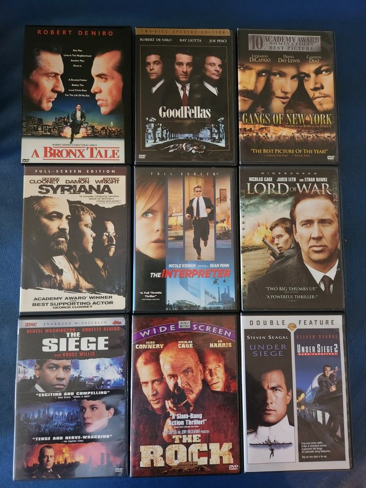 DVD Movies - Fabulous Mix of 150 Different Mystery, Thriller, Action, Suspense & Family Movies !