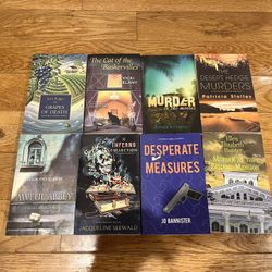 8 Worldwide Library Mystery Paperback Fiction Novel Book Lot Set