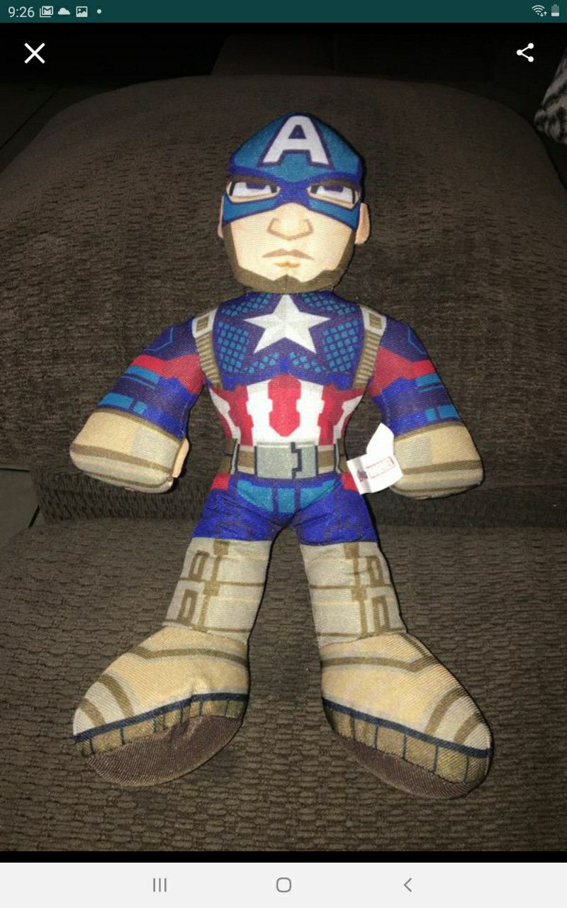 Captain America plush