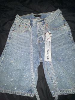 purple jorts