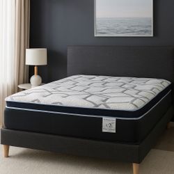 Brand New Queen Size Mattress 14” Thick 🌟 Pillow Top – Factory Direct! Also available in Twin, Full & King. Ask about our Same-Day Delivery 🚚 