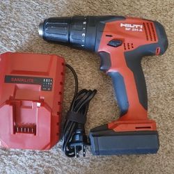 Hilti SF 2H-A Cordless 3/8" Hammer Drill Driver with battery and charger