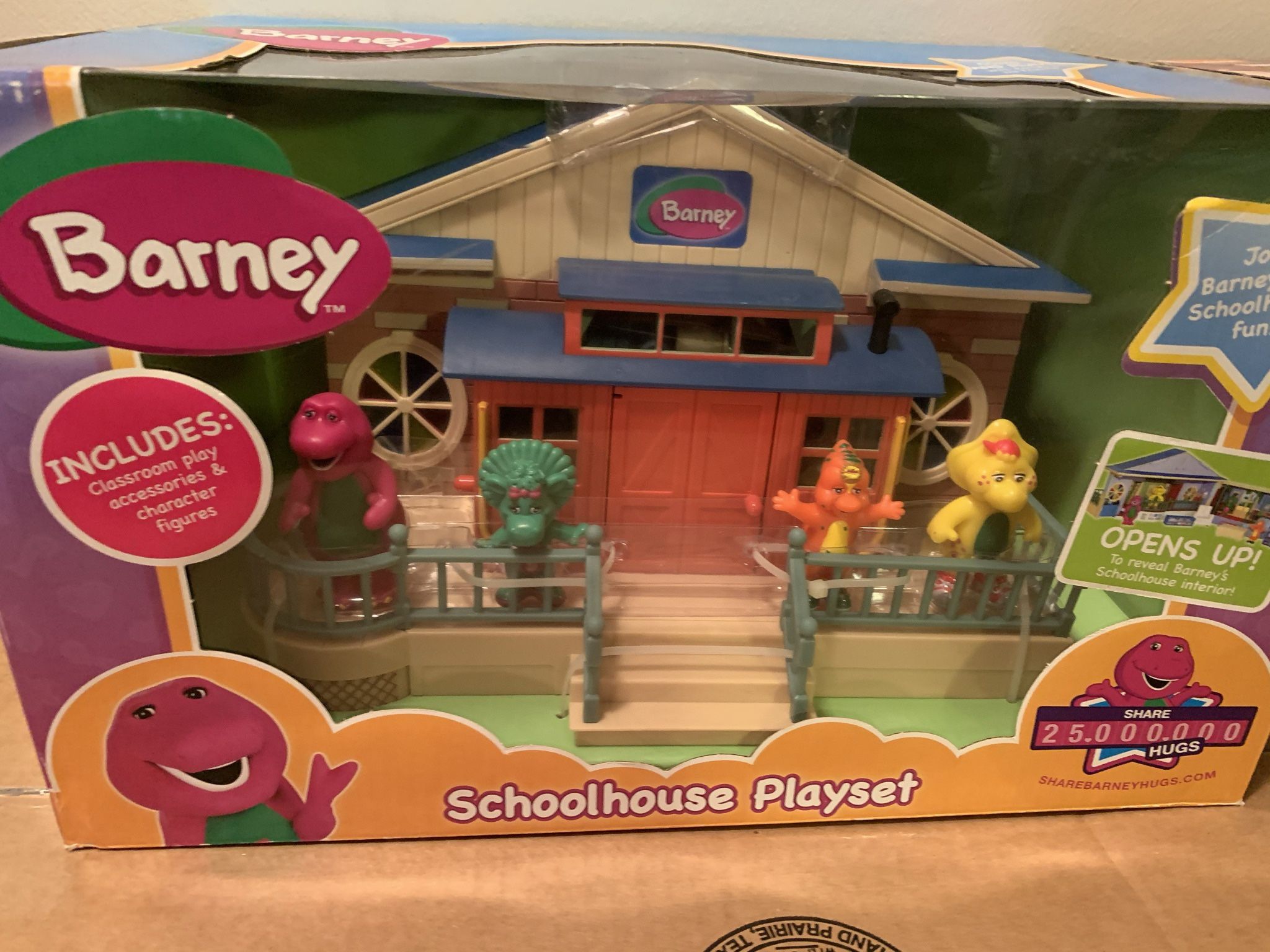 Barney Schoolhouse Playset