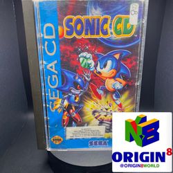 SONIC CD For SEGA CD Complete In Bic CIB Authentic Original Cleaned/Working Old School Video Game