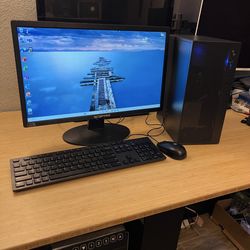 FAST Custom Built Gaming PC SETUP / Intel 10100F (8-Threads) CPU / 16GB DDR4 RAM / GTX 1060 6GB GPU / 500GB SSD / Windows 11 Pro